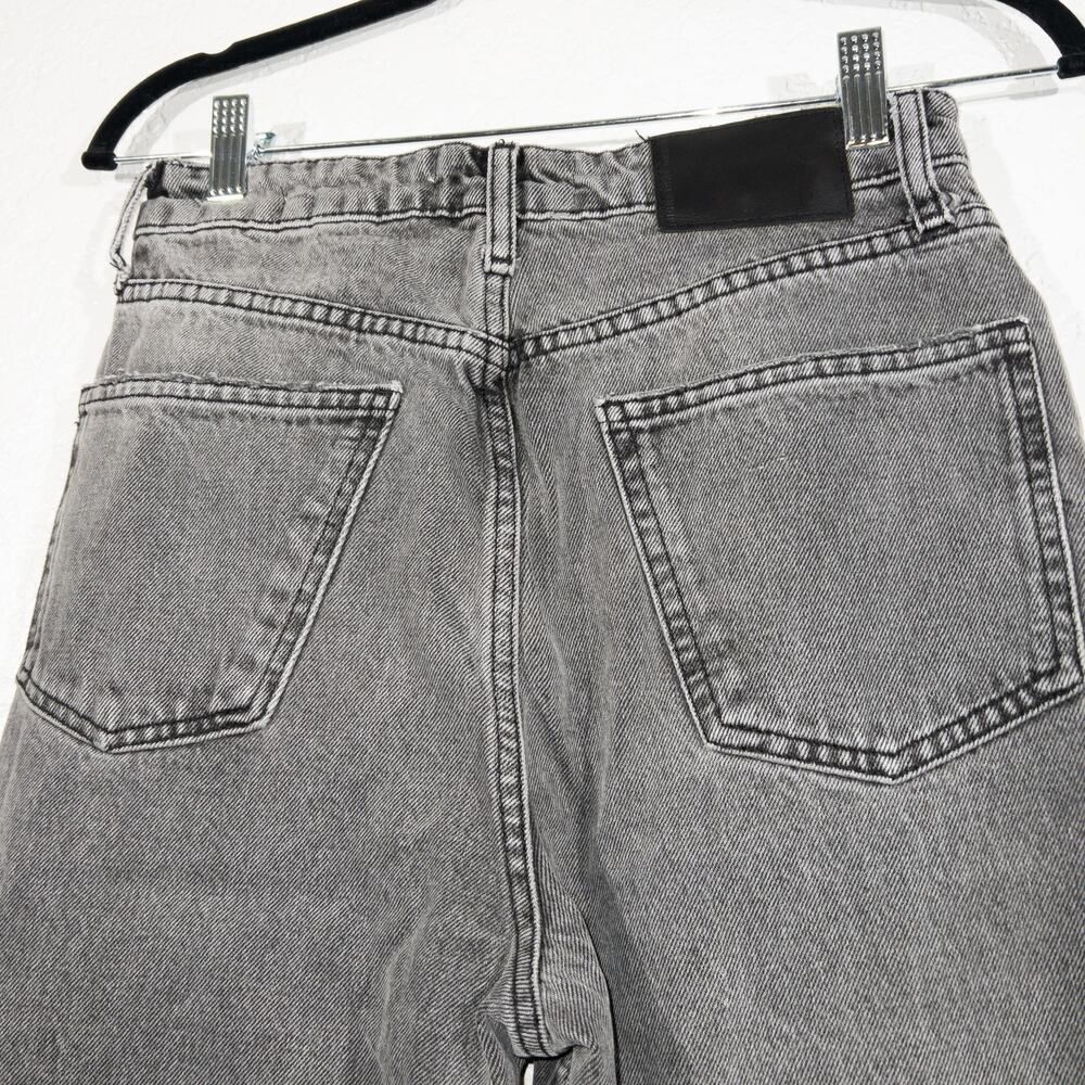 New Zara Izzy Grey High Rise The 90’s‎ Mom Fit Jeans Size 4 - Picture 8 of 10